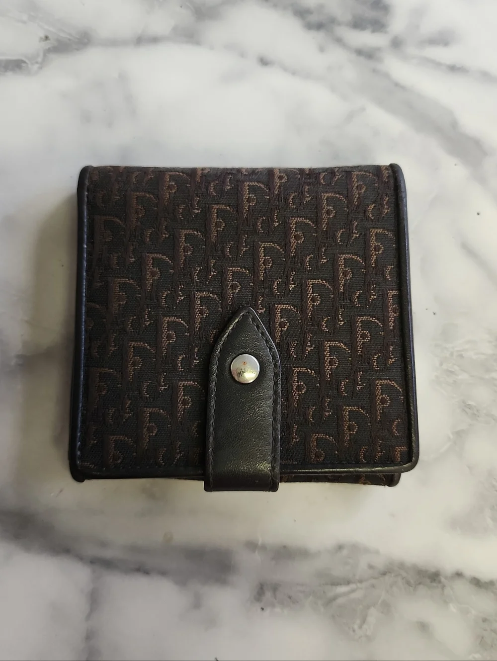 Authentic Vintage Dior Trotter Canvas Bifold Wallet - Picture 9 of 9
